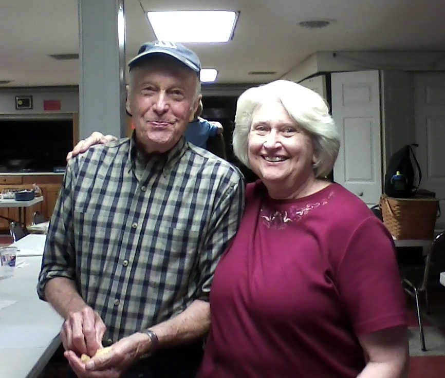 Ruth and Ron at Family reunion