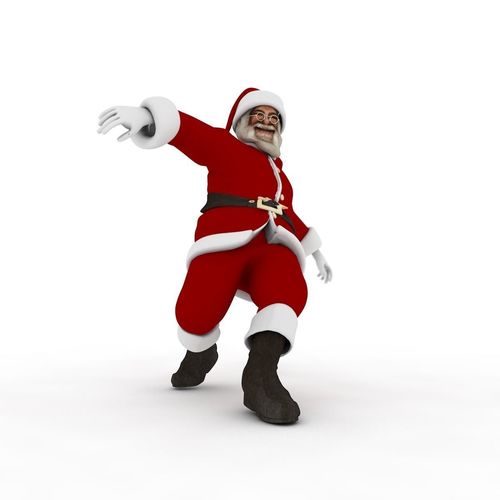 Santa dancing